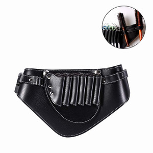 Étui à ciseaux en cuir PU de haute qualité avec pochette de coiffure, pour usage professionnel en salon de coiffure, étuis pour ciseaux de barbier - Product Image 2