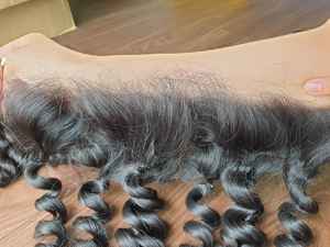 La mejor calidad para el cabello Remy vietnamita sin procesar suizo para encaje frontal Precio al por mayor Tono de piel amigable Envío gratis - Product Image 5