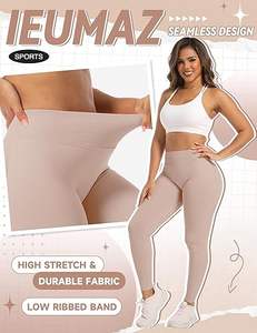 Pantalons de yoga tendance à taille haute pour femmes, leggings longs et capri pour femmes - Product Image 3