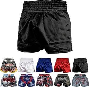 กางเกงขาสั้นศิลปะการต่อสู้แบบแห้งเร็วคุณภาพสูงสำหรับผู้ชาย และอุปกรณ์ MMA - Product Image 5