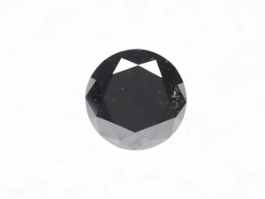 Diamante solitario natural de corte brillante redondo de 1.98 quilates con corte excelente - Product Image 3