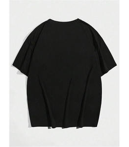 Camiseta de Alta Calidad Premium con Estampado Personalizado, 100% Algodón Tejido, Cuello Redondo Holgado, Hombros Caídos, Manga Corta, Transpirable, Estilo Urbano para Hombre - Product Image 2