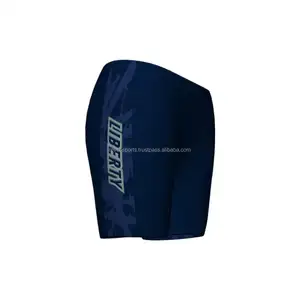 Pantaloncini da pallavolo da donna personalizzati pantaloncini da pallavolo in vita elastica pantaloncini da pallavolo prezzo all'ingrosso personalizzati sublimazione blu Navy pantaloncini da pallavolo