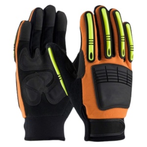 High Quality Amara Mechanic Working Gloves Reinforced Synthetic Leather Impact Cut Resistant Personal Protective Hand Safety - Product Image 1
