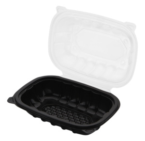 Contenedor Desechable de Plástico para Comida para Llevar con Tapa, Diseño Moderno con Bisagras, 9 * 6, 150 Piezas - Product Image 3