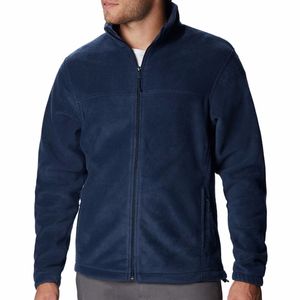 Chaqueta polar gruesa y cálida para hombre, impermeable, de poliéster, con contraste de color, estilo holgado, con capucha y bolsillo con cremallera, al por mayor. - Product Image 6