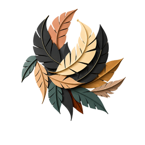 Iron <b>Leaf</b> Plant Pattern <b>Wall</b> <b>Art</b> Contemporary 3D Sculpture for Living Room Bedroom Birthday Home Decor - Product Image 1