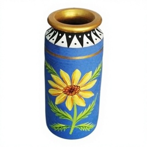 Florero Decorativo de Aluminio Estilo Zen Asiático - Product Image 1