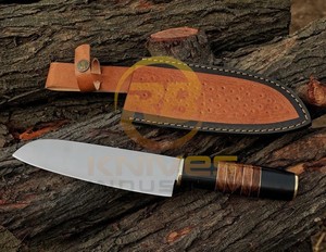 Cuchillo de Chef de Acero Damasco con Alto Contenido de Carbono, Cuchillo de Cocina de Lujo para Profesionales - Product Image 6