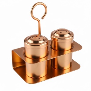 Venta al por mayor de modernos cocteleros de acero inoxidable con acabado de cobre martillado, elegantes recipientes decorativos para el hogar y restaurantes. - Product Image 5