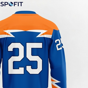 Premium Custom Ice Hockey Jersey Team Uniform OEM Sublimation Ice Hockey Jerseys for Clubs With Custom <b>Name</b> Player and Number - Product Image 4