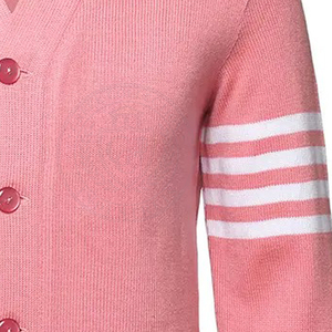 Pull en acrylique tricoté rose pour femmes et hommes, avec logo brodé de lettres grecques, idéal pour les fraternités, les sororités, les écoles et les universités - Product Image 6