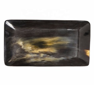 ถาดฮอร์นสี่เหลี่ยมทำด้วยมือพร้อมขัดเงาขัดเงาด้วยราคาถูกและผู้จัดจำหน่ายที่มีคุณภาพสูงจากอินเดีย - Product Image 5