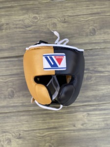 Winning Boxing Headgear <b>Cross</b> <b>Patches</b> Leather Breathable Comfortable Quick-Dry EPE Filling Protective Gear Custom Print - Product Image 4