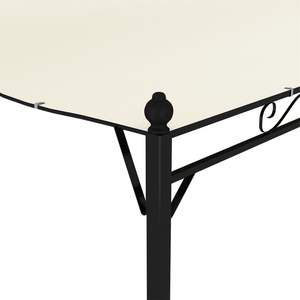 Set di 2 Tende e Gazebo Pergola Grandi in Poliestere Durevole, Colore Bianco Crema e Nero - Product Image 6