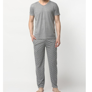 Vêtements de nuit en lin pour hommes, légers, confortables et respirants, fournisseur en gros - Product Image 5