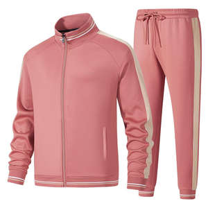 Conjunto Deportivo 2 en 1 para Hombre, Primavera, Estampado Sólido, Transpirable, Estilo Urbano, Chaqueta y Pantalones con Logotipo Personalizado, Pedido al por Mayor OEM 2026 - Product Image 2