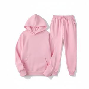 Chándal de Invierno para Hombre con Capucha, Precio al por Mayor, Alta Calidad, Logotipo Personalizado, Sudadera con Forro Polar 100% Algodón, Transpirable, Informal - Product Image 1