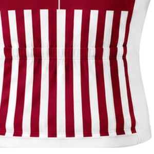Manufacturer Custom Wine Red <b>White</b> <b>Cycling</b> <b>Jersey</b> Short Sleeve Racing Bike Top Breathable Performance <b>Cycling</b> Wear Custom Design - Product Image 6