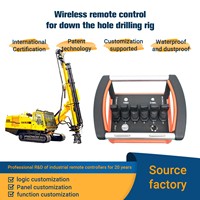 Mando hidráulico , válvula direccional de 4 palancas, kits de control remoto inteligente de radio de grúa de camión