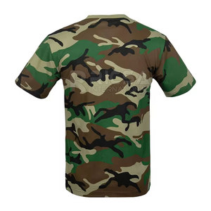 T-shirts de chasse pour hommes à manches courtes respirants et à séchage rapide, 100% coton, légers, pour la pêche et la randonnée en plein air - Product Image 2