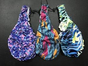 Toalla tipo bralette reversible, suave y absorbente, para baño, ducha, spa, playa, con logo personalizado, fácil y cómoda de usar. - Product Image 4