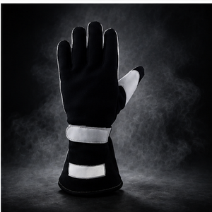 Guantes de Carreras de Dedo Completo, Negros y Blancos, con Revestimiento de PU Antideslizante, Cierre de Gancho y Bucle, Unisex, para Actividades al Aire Libre - Product Image 5
