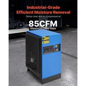 Essiccatore d'aria refrigerato industriale 85CFM 110/120V 15HP/20HP, sistema di asciugatura aria compressa in metallo - Product Image 2