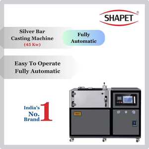 Máquina de Fundición de Alta Eficiencia con Control PLC, 45 kW, Trifásica, 440 V CA, para Oro y Plata, Bomba de Vacío de 650 LPM, Equipo de Enfriamiento de 1 Bar - Product Image 4