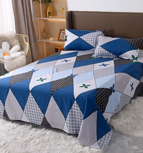 NWK INDUSTRY Modelo 311 Unisex, 40 Diseños a Elegir, Nueva Sábana Plana y Funda de Almohada para el Hogar, Venta al por Mayor, Personalizada, Ángulo Recto - Product Image 4
