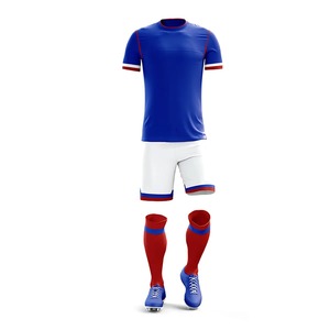 Custom design soccer uniform football <b>kit</b> jersey shorts set for clubs <b>schools</b> teams breathable durable material - Product Image 5