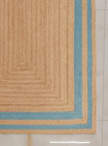 พรมปูพื้นทำมือสไตล์บ้านไร่ชนบทจากเส้นใยปอกระเจา ตกแต่งพื้นบ้านสไตล์โบฮีเมียน - Product Image 6