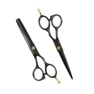 Customized Professional Stainless Steel Hair Scissors <b>Set</b> 6 Inch Straight Thinning Scissors <b>Barber</b> Shears + Comb + Kits ZARNAB - Product Image 2