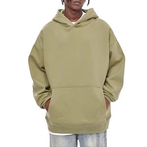 Sweat-shirts à capuche oversize unisexes de haute qualité personnalisés pour l'hiver, 100% coton, poids lourd, tendance - Product Image 1