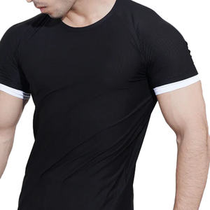 Vente en gros OEM de polos pour hommes Logo personnalisé Grande taille Séchage rapide en coton à manches courtes Occasion de fitness - Product Image 2