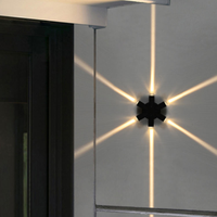Applique murale LED étanche IP65 en aluminium pour couloir, lampes murales extérieures étanches, applique murale décorative LED pour jardin extérieur