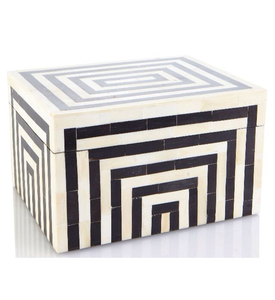 Bone Inlay Indian Handcrafted Resin Jewelry Box Storage Premium Custom Made - Product Image 4
