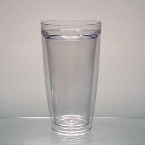 Double Walled Clear Acrylic <b>Plastic</b> Tumbler - Product Image 3