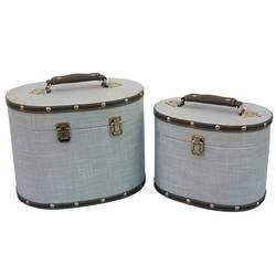 Baúl de Almacenamiento Metálico Decorativo Moderno con Protectores de Esquinas, Gran Capacidad para Ropa, Multifuncional, Ahorra Espacio, Exhibidor - Product Image 6