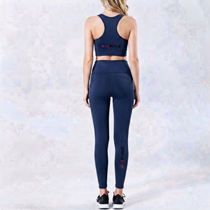 Ensemble de yoga pour femmes, vêtements de sport et de fitness, prix bas, taille haute, haut sans manches, ensemble 2 pièces de qualité supérieure pour femmes - Product Image 2