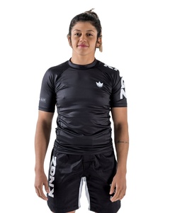 Tops de gymnastique personnalisés sans impression Gi Anti-UV BJJ Rash Guard Panda Jiu Jitsu ensemble pour femmes et hommes - Product Image 4