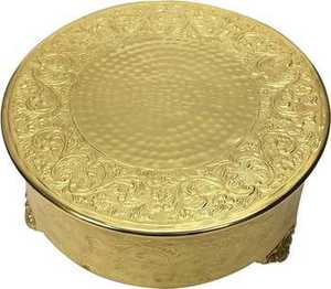 Decorative Metal Pedestal Fruit Bowl Leaf Edge Centerpiece Serving Tray <b>Display</b> Stand for Dining <b>Table</b> Wedding Party Decor - Product Image 4