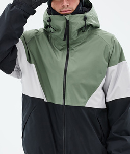Chaqueta de Esquí y Snowboard 2026, Diseño Personalizado con Paneles Blancos y Negros, Impermeable, Transpirable y Resistente al Viento, Proveedor de Ropa de Esquí para Invierno - Product Image 6