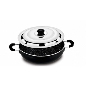 Olla Kadai de Acero Inoxidable Resistente con Base de Inducción para Cocinar y Freír de Forma Tradicional con Asa Resistente - Product Image 1