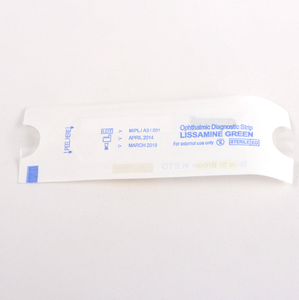 วัสดุทางการแพทย์สำหรับผ่าตัด Science Surgical Manufacture Green Touch Lissamine Green Strips 100 แผ่น สำหรับใช้ทางจักษุวิทยา - Product Image 5