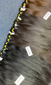 Extensiones de Cabello de Queratina de Alta Calidad, Naturales, Lisas, de Color Oscuro, de Longitud Completa, Súper Dobles, de 10 a 20 Pulgadas - Product Image 6