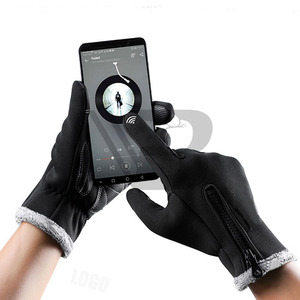 High Quality Lightweight Men's Running <b>Touch</b> <b>Screen</b> <b>Gloves</b> Customized Winter Sport Plain Breathable for Daily Outdoor Casual Use - Product Image 6