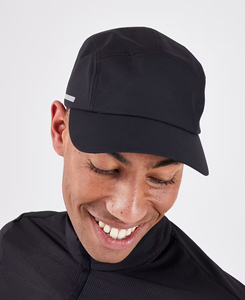 Casquette de baseball unisexe noire haute performance à 6 panneaux, respirante en maille, ajustée, sportive, pour l'extérieur, printemps-été, prix abordable, faible MOQ - Product Image 3