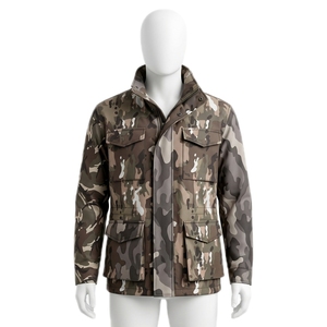 Chaqueta de Caza de Camuflaje Naranja Personalizada al por Mayor para Hombre, Chaqueta de Invierno Cálida con Forro Polar y Capucha para Actividades al Aire Libre - Product Image 4