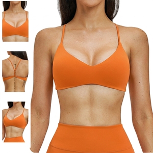 Sujetador Deportivo de Yoga Personalizado para Mujer con Logotipo Frontal, Transpirable, de Alta Sujeción, Nailon/Algodón, Ropa Deportiva para Gimnasio, Venta al Por Mayor - Product Image 2